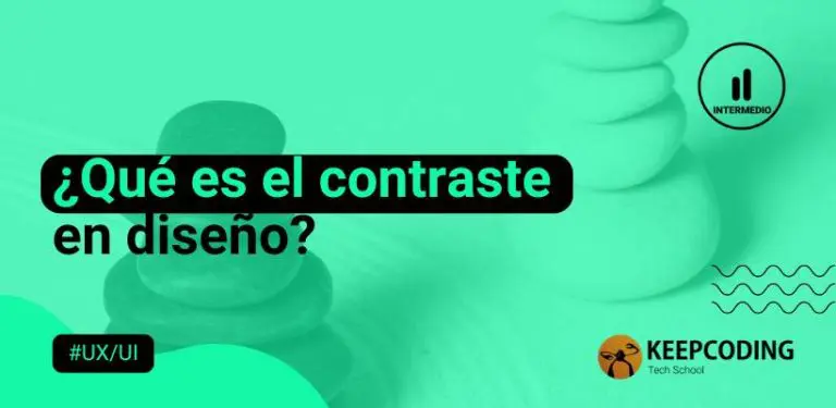 contraste en diseño