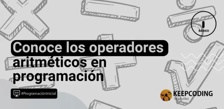 Conoce los operadores aritméticos en programación