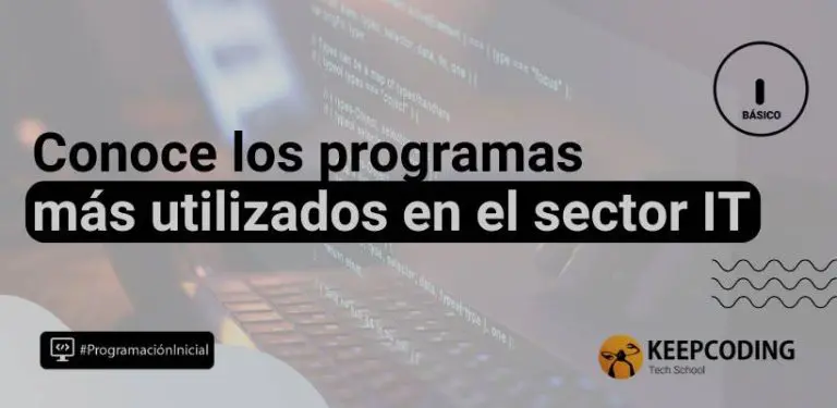 programas más utilizados en el sector it