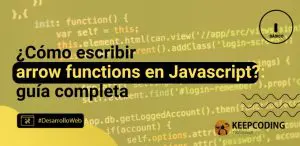 arrow functions en javascript