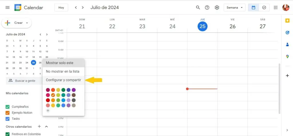 Cómo integrar Google Calendar en Notion: guía paso a paso 2 Google Calendar en Notion