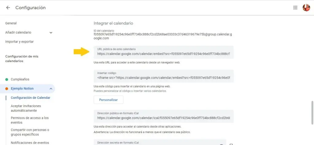 Cómo integrar Google Calendar en Notion: guía paso a paso 4 Google Calendar en Notion