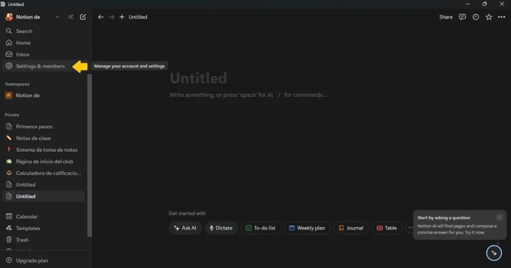 Guía rápida para poner Notion en español: transforma tu experiencia 2 poner Notion en español
