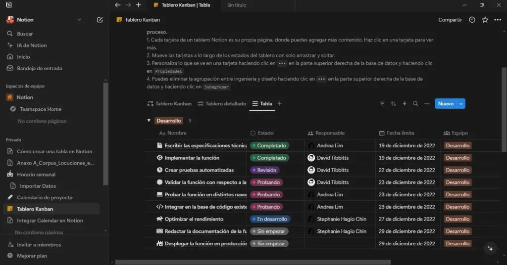 Cómo crear una plantilla en Notion: guía rápida 2 crear una plantilla en Notion