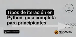 tipos de iteración en Python