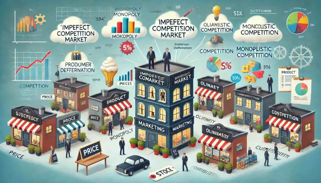 ¿Qué es el mercado de competencia imperfecta? 1 mercado de competencia imperfecta