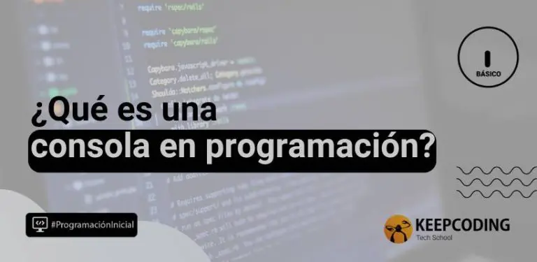 consola en programación