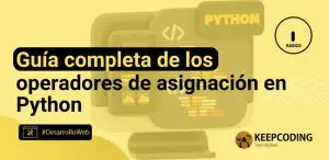 operadores de asignación en Python