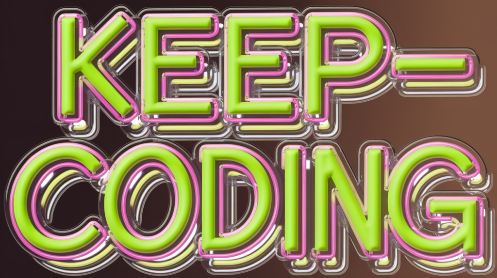 Guía para crear imágenes con nombres en 3D 2 Nombres 3D: KeepCoding