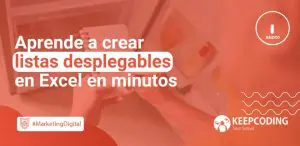 listas desplegables en excel