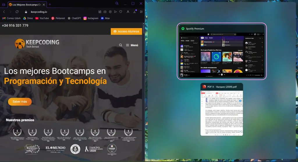 ¿Cómo dividir la pantalla en dos en Windows? Guía completa 3 ¿Cómo dividir la pantalla en dos en Windows? Guía completa