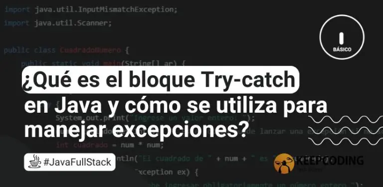 try-catch en Java
