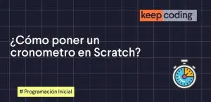 poner un cronometro en scratch