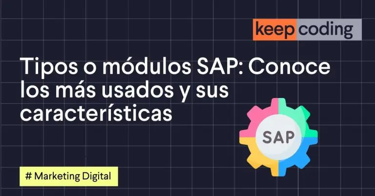 Tipos SAP o módulos SAP, características de cada uno