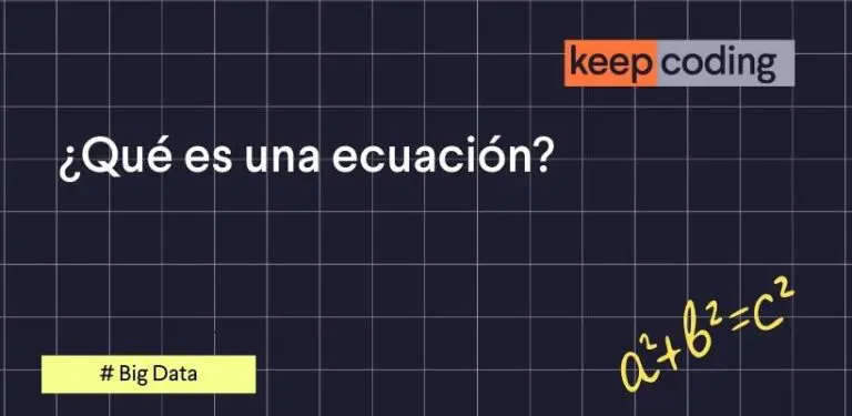 qué es una ecuación