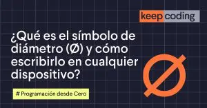 ¿Qué es el símbolo de diámetro (Ø) y cómo escribirlo en cualquier dispositivo?