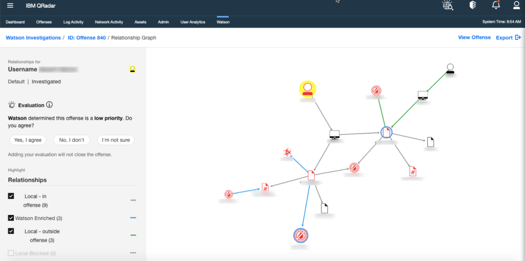 Herramientas de IA para Ciberseguridad 5 QRadar Advisor