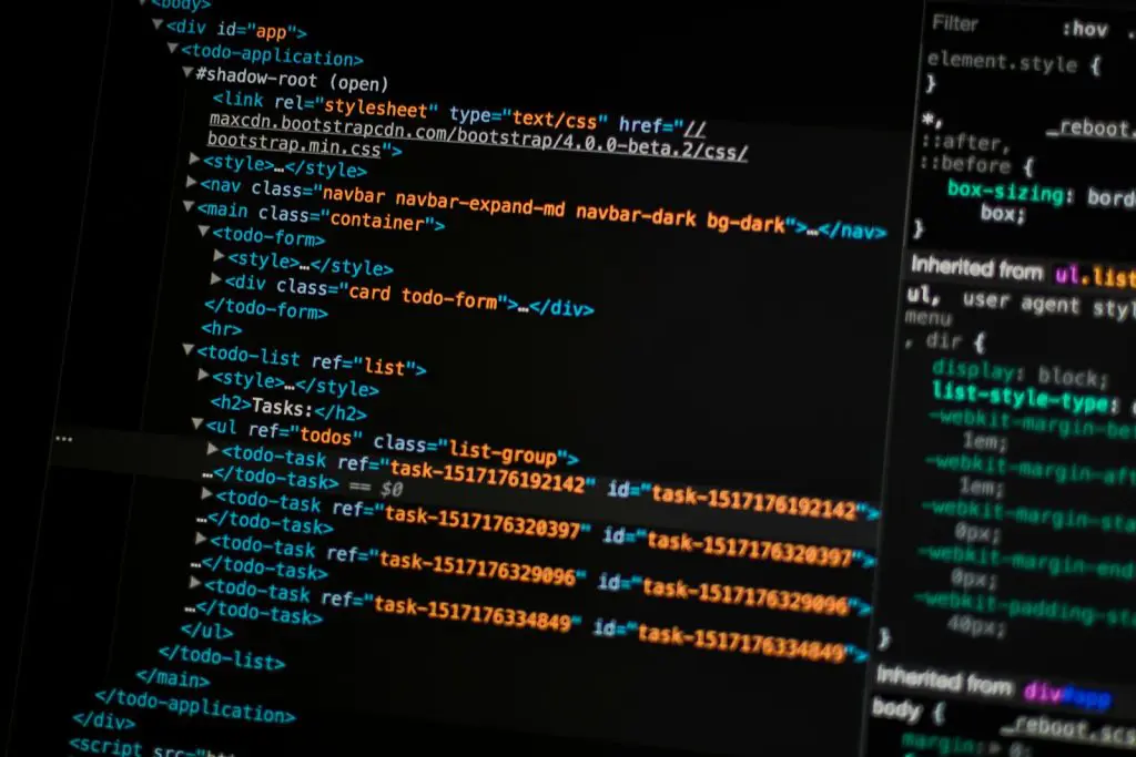 ia para programar HTML