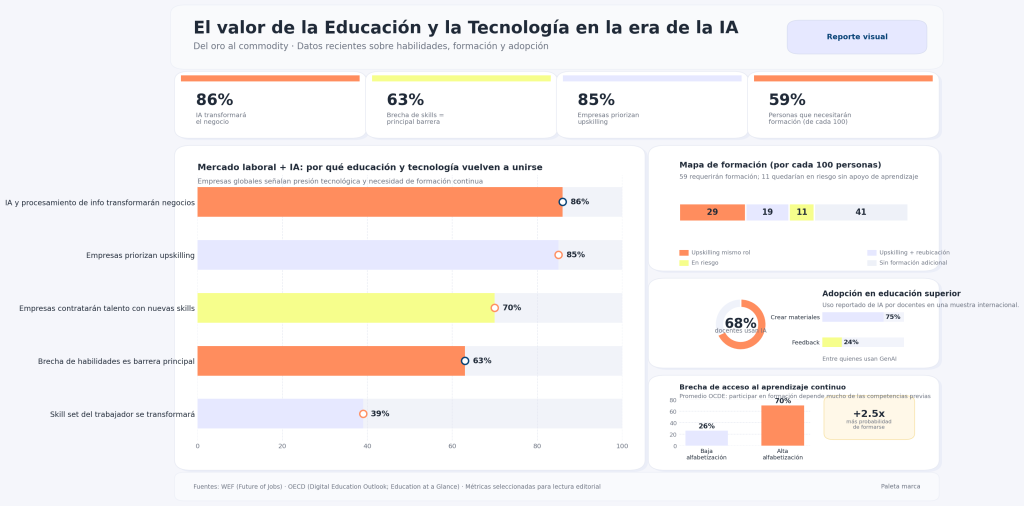 El valor de la Educación y la Tecnología en la era de la IA: Del oro al commodity 2 Educación y la Tecnología
