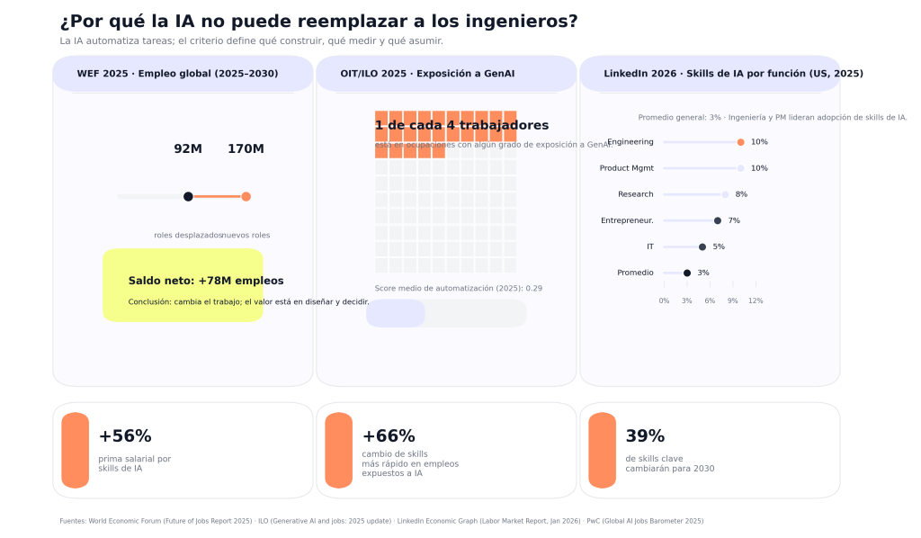 ¿Por qué la IA no puede reemplazar a los ingenieros? Sino a los ingenieros sin criterio 2 IA no puede reemplazar a los ingenieros