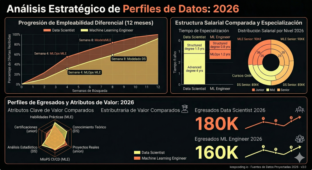 Data Scientist vs Machine Learning Engineer: diferencias reales, habilidades y cómo elegir tu camino 1 Data Scientist vs Machine Learning Engineer