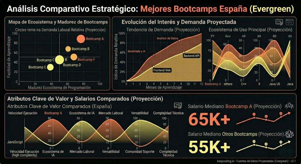 Mejores bootcamps de programación en España: cómo comparar, elegir y acertar con tu primer paso 1 Mejores bootcamps de programación en España