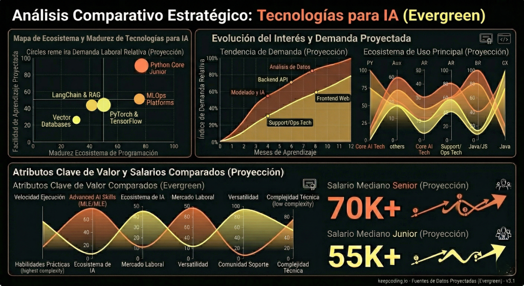 Qué tecnologías aprender para trabajar en IA: el roadmap práctico para no perder tiempo 1 Qué tecnologías aprender para trabajar en IA