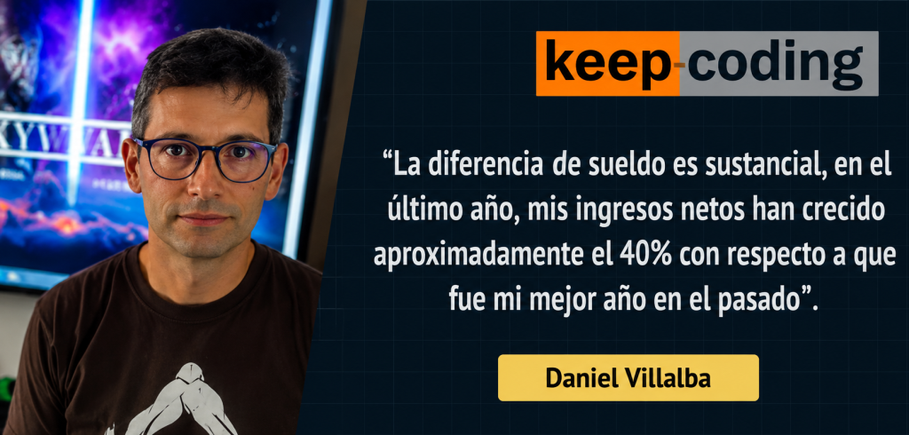 Daniel Villalba: los beneficios de pasar del marketing a la programación 1 pasar del marketing a la programación