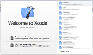 Xcode 5