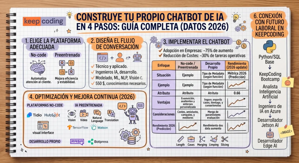 ¿Cómo crear un Chatbot de IA desde cero? 1 Cómo crear un Chatbot de IA desde cero