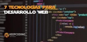 tecnologías para desarrollo web