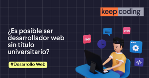 ser desarrollador web sin título universitario