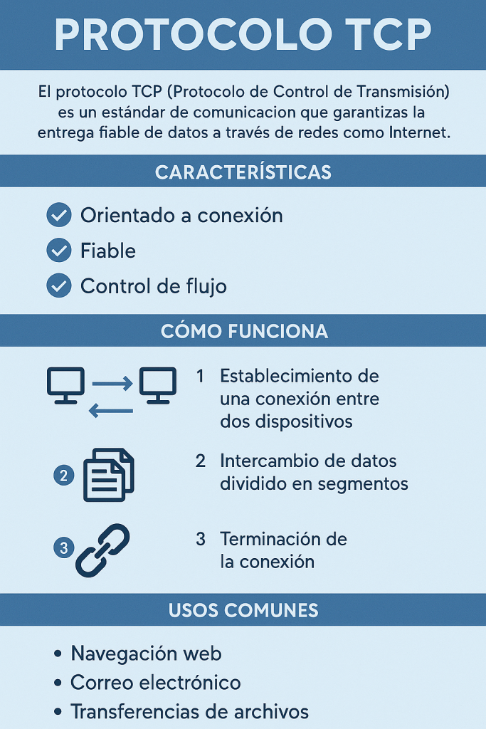 Protocolo TCP: La clave para comunicaciones confiables en Internet en 2025 1 protocolo TCP