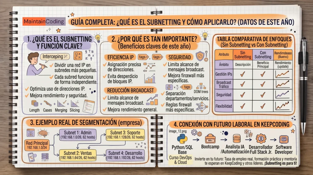 Subnetting: cómo segmentar redes como un experto y optimizar tu infraestructura 1 Subnetting