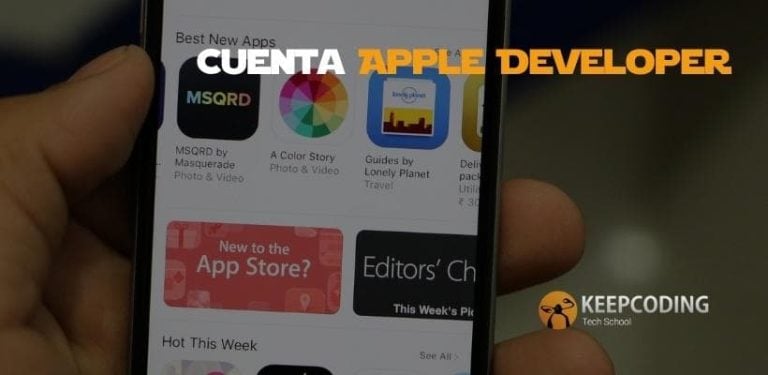 Cuenta Apple Developer