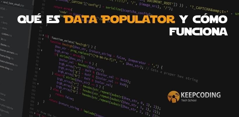 ¿Qué es Data Populator? Descúbrelo aquí