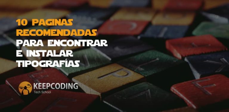 10 páginas recomendadas para encontrar e instalar tipografías