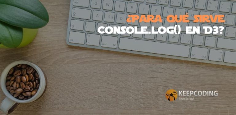 ¿Para qué sirve Console.log() en D3?
