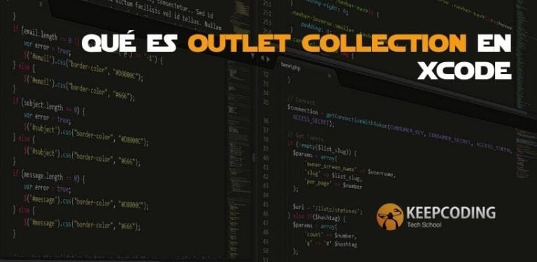 qué es outlet collection en Xcode