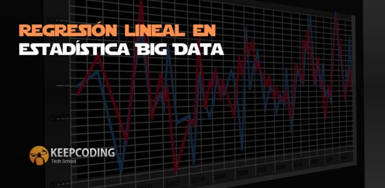 Regresión lineal en estadística Big Data