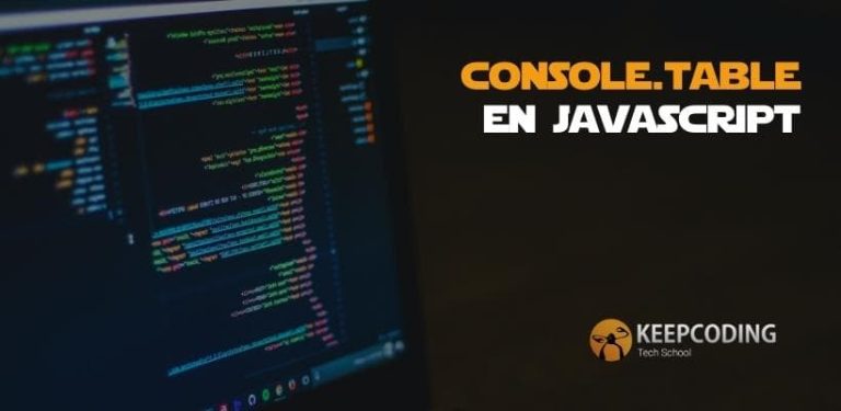 Console.table en JavaScript