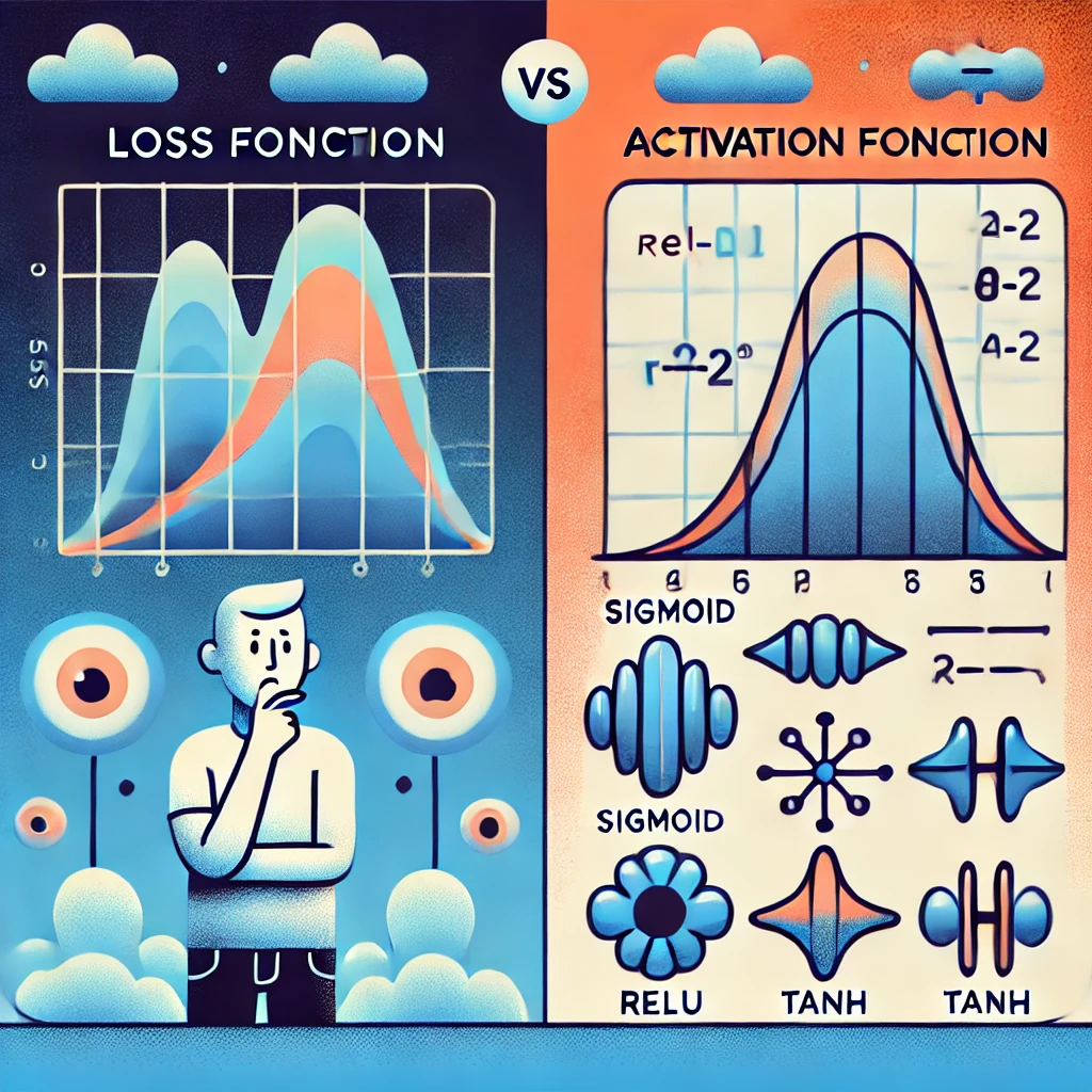 Función de pérdida vs función de activación