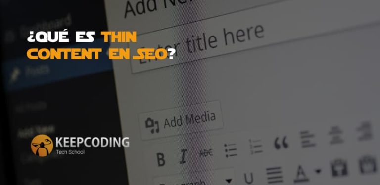 qué es thin content en SEo