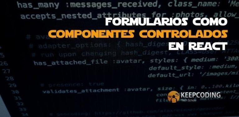 Formularios como componentes controlados en React