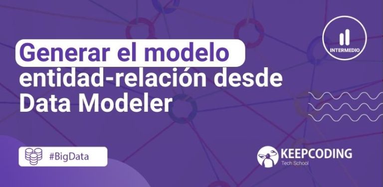 generar el modelo entidad-relación desde data modeler