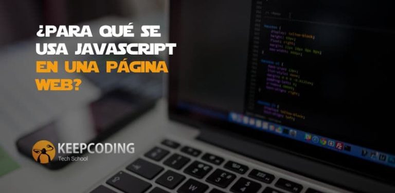 Para qué se usa Javascript en una página web