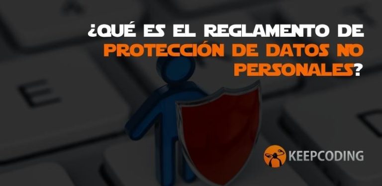 protección de datos no personales