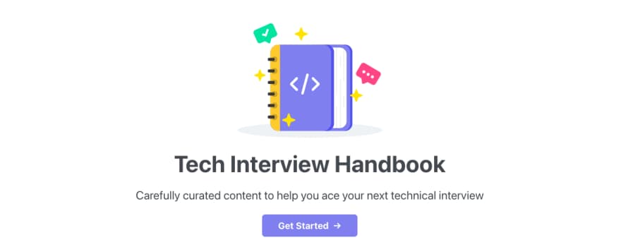 libro tech interview handbook - 4 repositorios de github