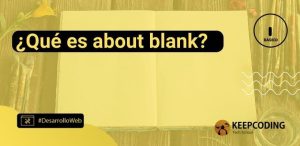 qué es about blank