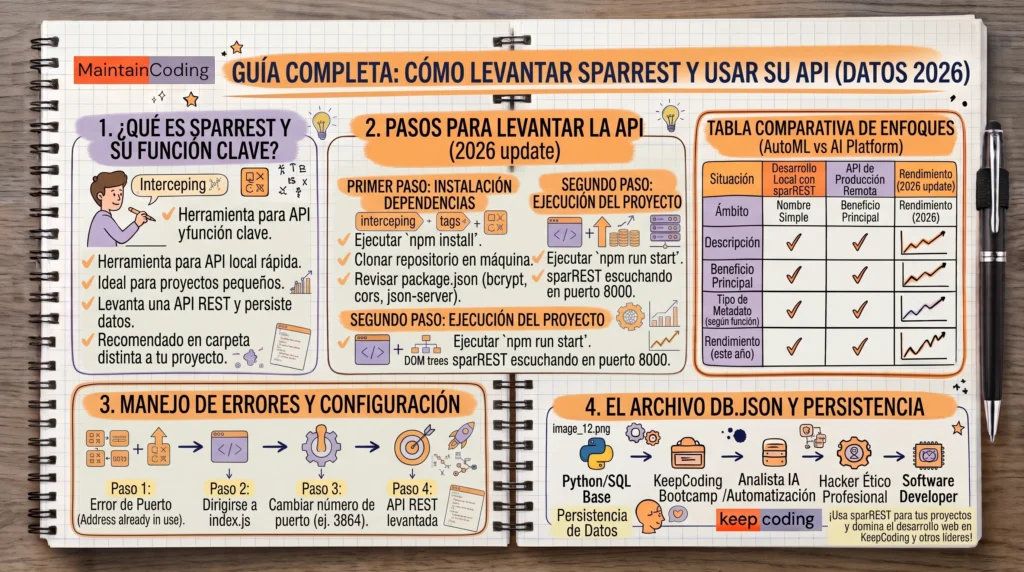 ¿Cómo levantar sparREST? 1 levantar sparREST